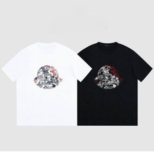 Men's Graphic T-shirt - Artistic Tropical Island Circular Print Tee